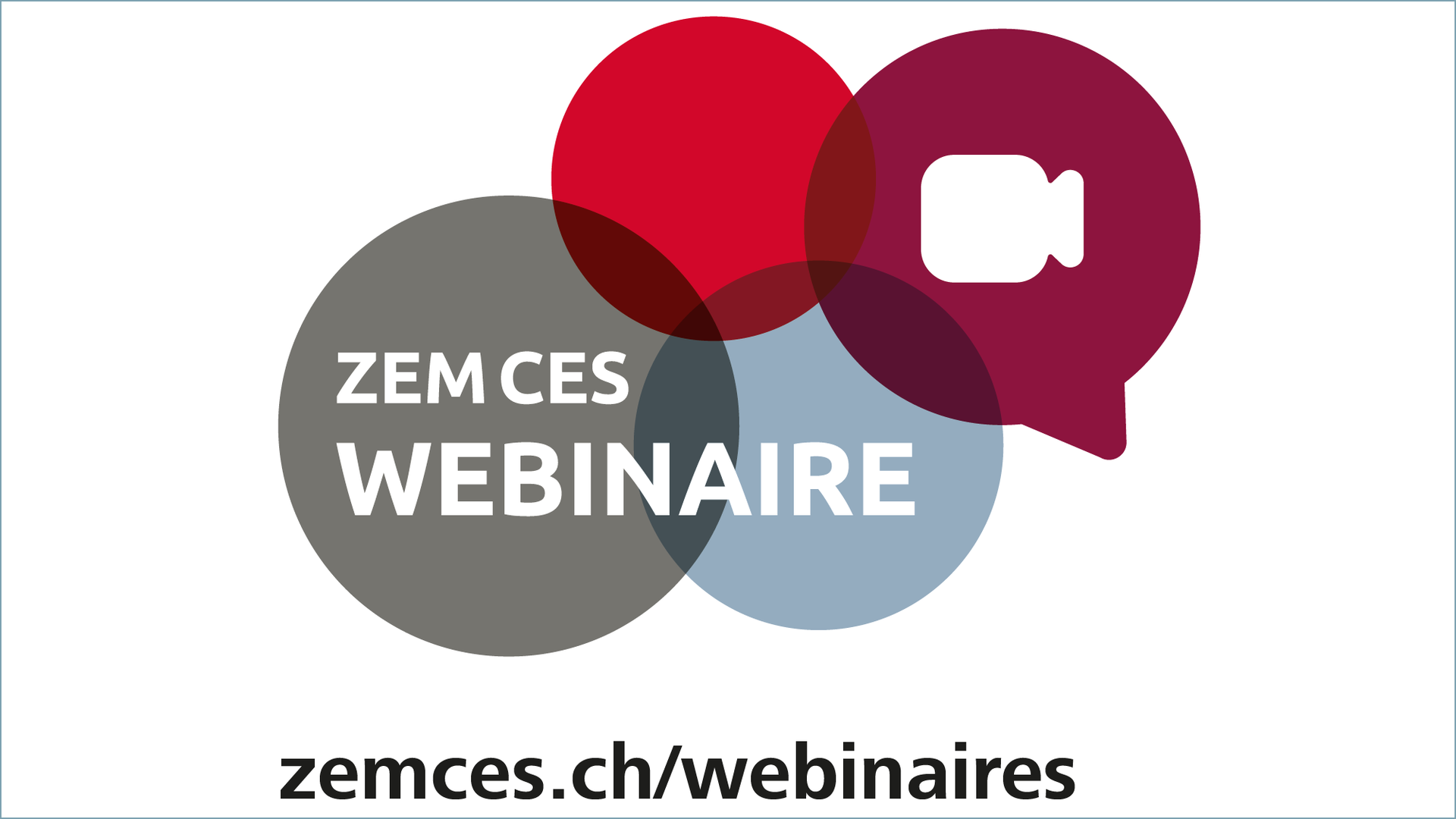 Flyer pour le webinaire de la ZEM CES